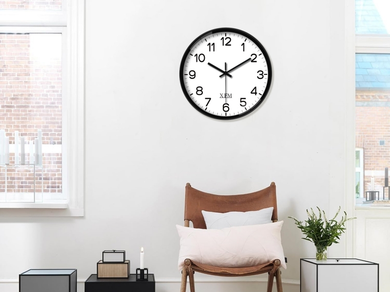 Amazon.com: XFM 12 Inch Modern Small Wall Clocks Battery Operated